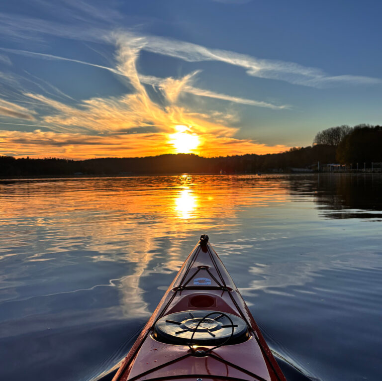 Sonnenuntergang auf dem Baldeneysee